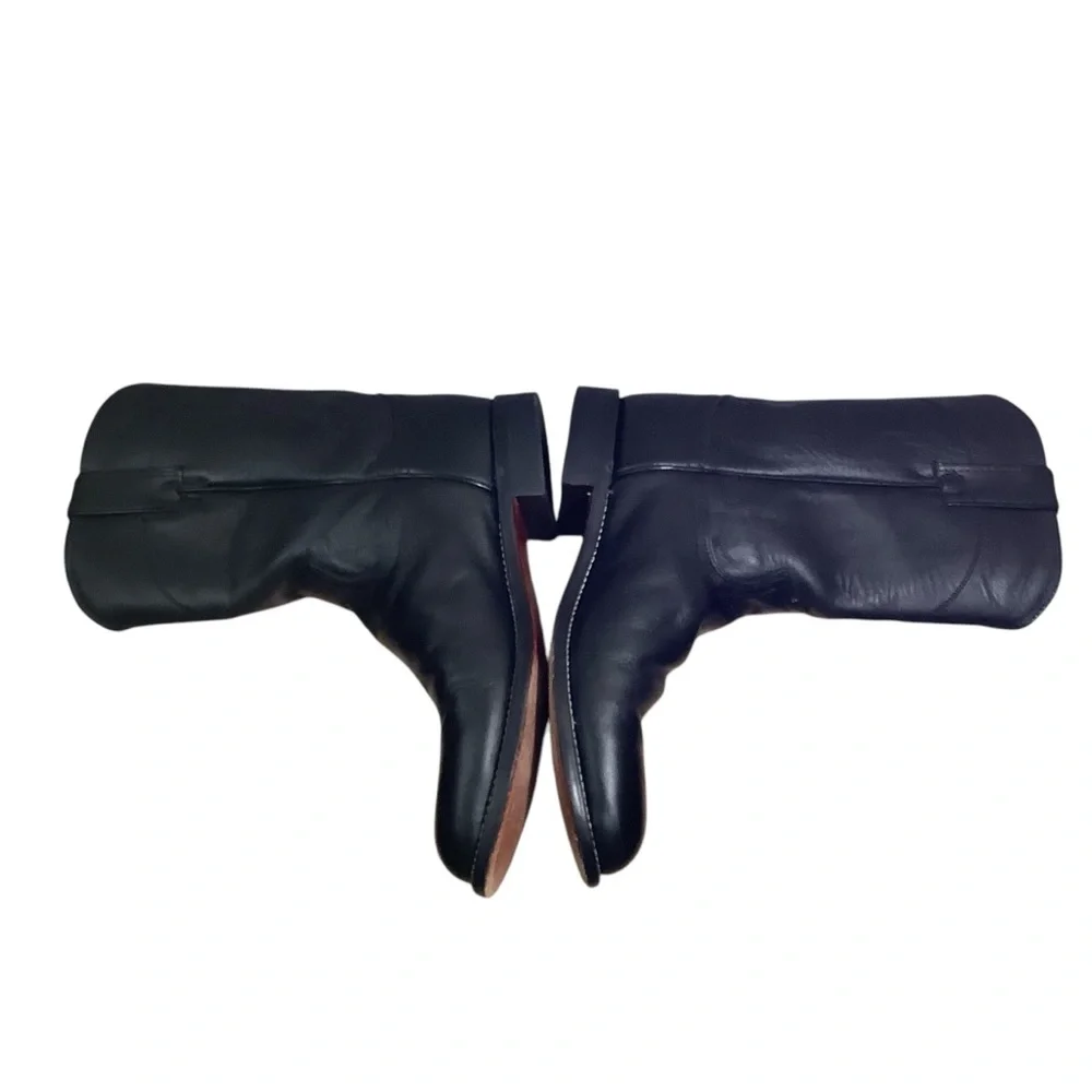 Justin Men’s Ropers Dress Boots Black Kipskin